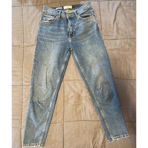 Blue mom jeans